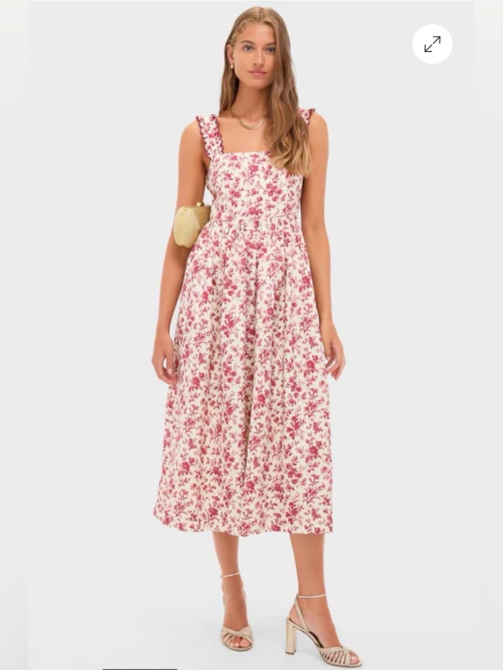 Tuckernuck Pomegranate Bloom Rolia Dress